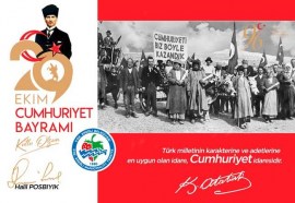 HALİL POSBIYIKIN 29 EKIM MESAJİ