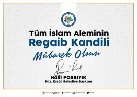 HALİL POSBIYIKIN KANDİL MESAJI...