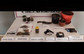 Ev ev değil, uyuşturucu ve cephanelik